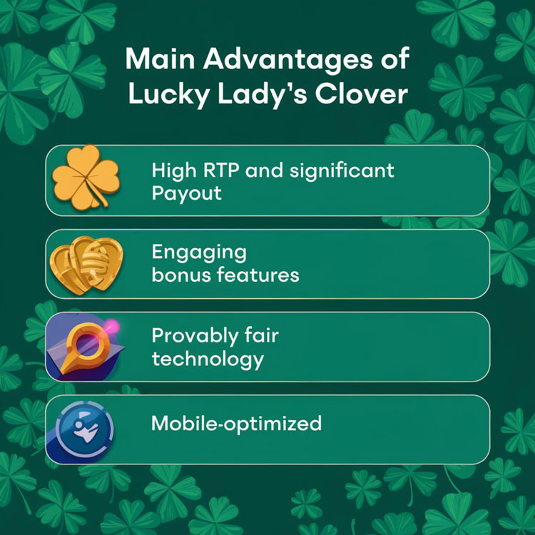 Lucky Lady's Clover slot machine gameplay